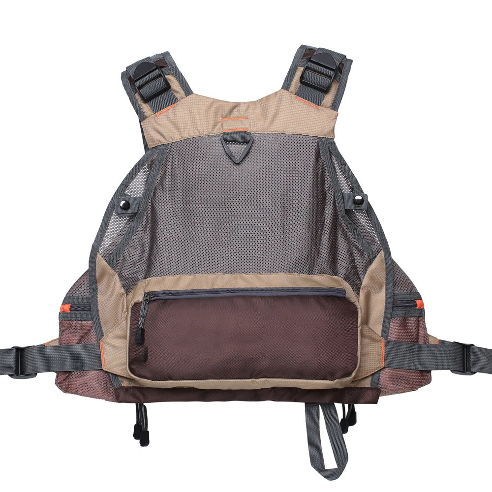 Fly Fishing Vest Pack for Trout Fishing Gear and Equipment Multifunction Breathable