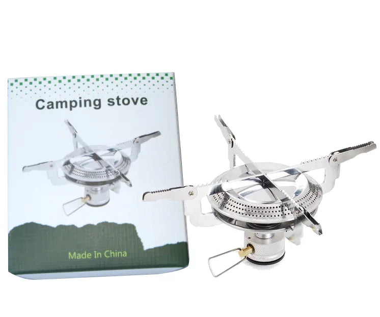 Widesea Camping Poratable Stove Folding Outdoor Gas Burner Cookware Hiking Picnic