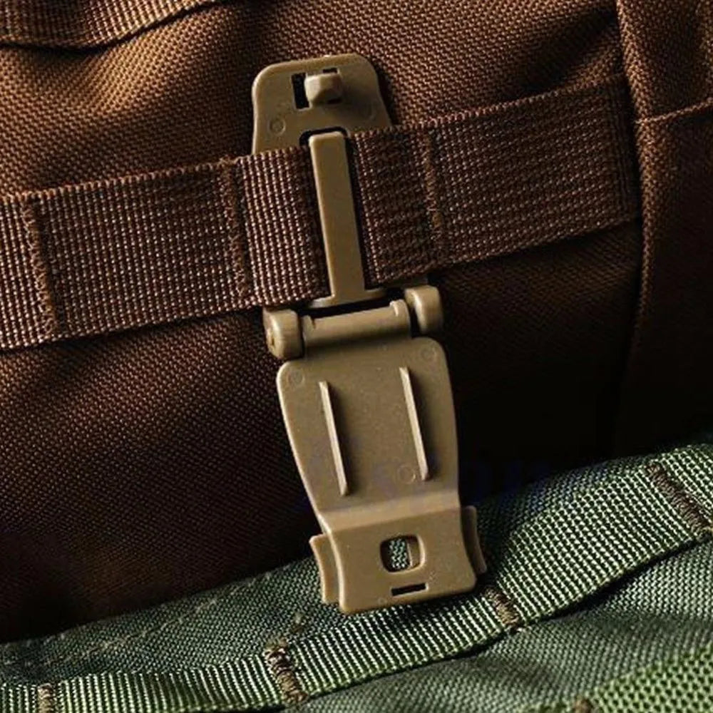 3Pcs/lot Camping Bag Buckle Backpack Webbing Clip Outdoor Tactical SWAT Carabiner