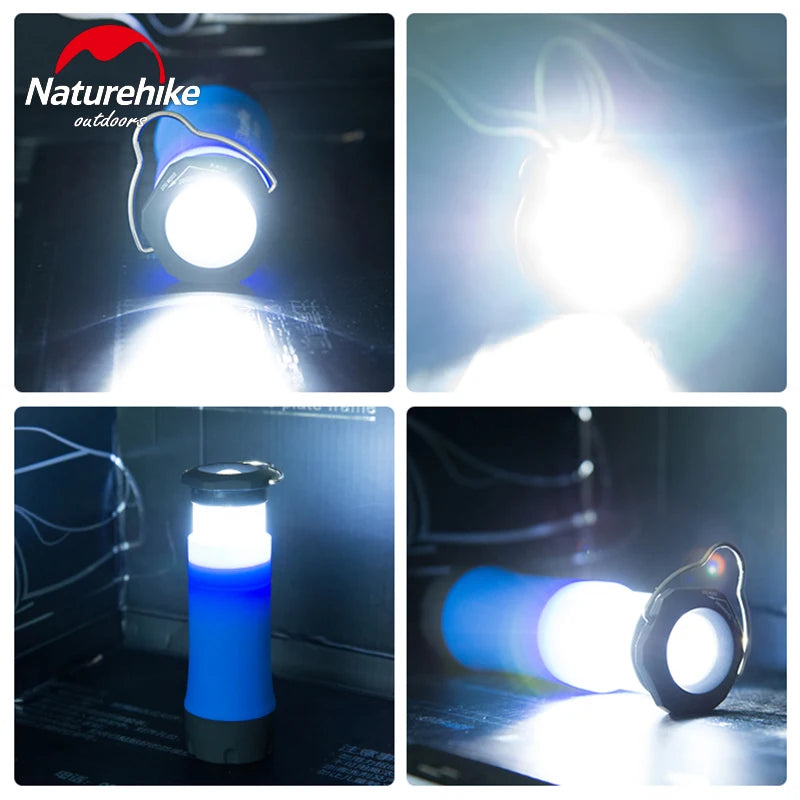 Naturehike Portable Mini CREE R2 LED Zoomable Flashing Camping Lantern Outdoor