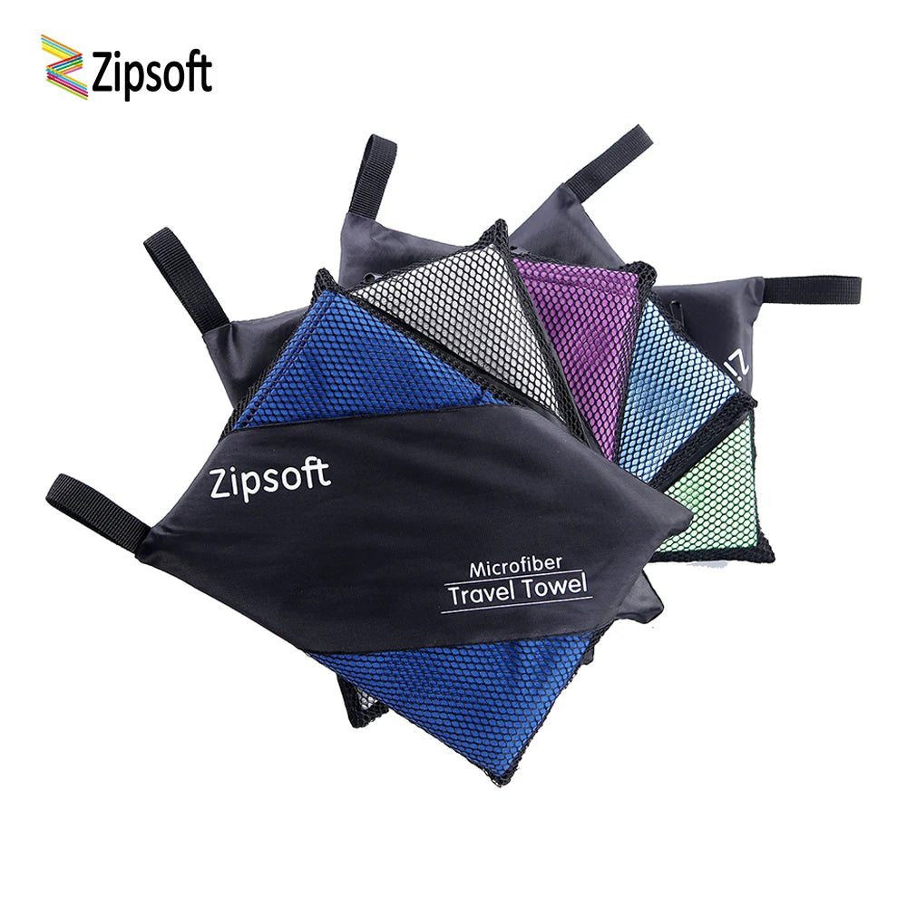 Zipsoft Brand Microfiber Beach Towel for Adult Havlu Quick Drying Travel Sports Blanket