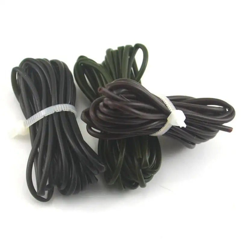 1pc/3Pcs 1M Carp Fishing Gear DIY Silicone Soft Rigs Tube Sleeve Pretend Fishing Lines