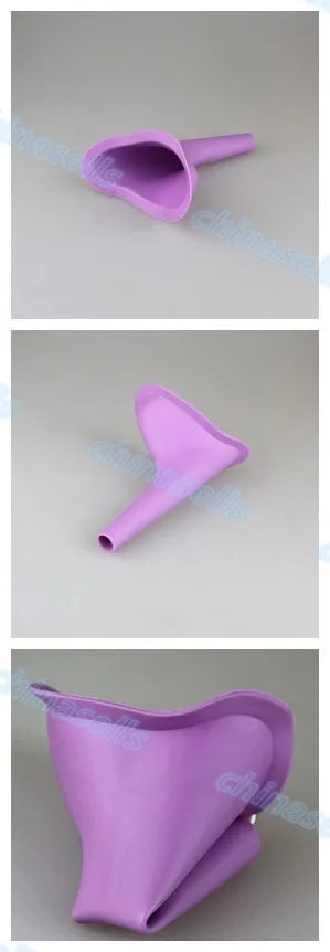 Women Urinal Travel kit tool Outdoor Camping Soft Silicone Urination Device patient Stand