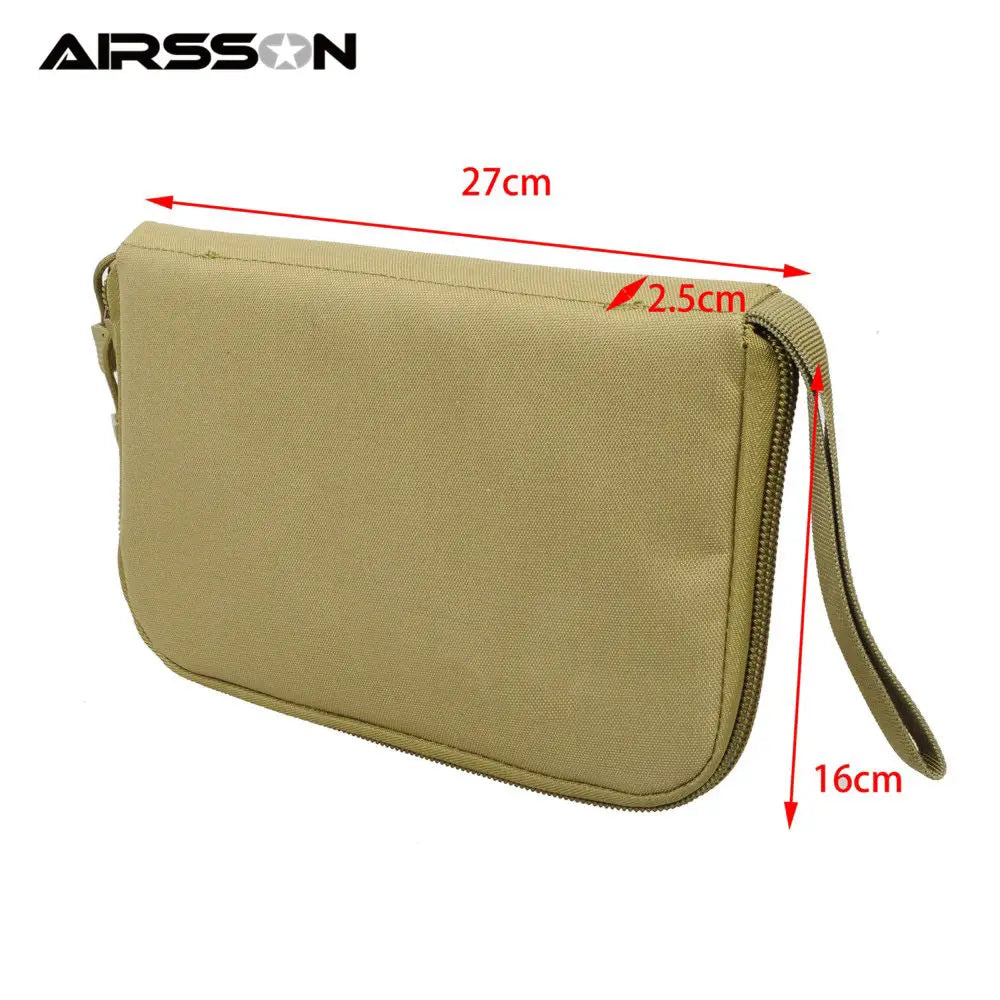 Tactical Pistol Carry Bag Gun Case Portable Holster Military Handgun Carrier Pouch Soft Protection Gun Accessories for Hunting