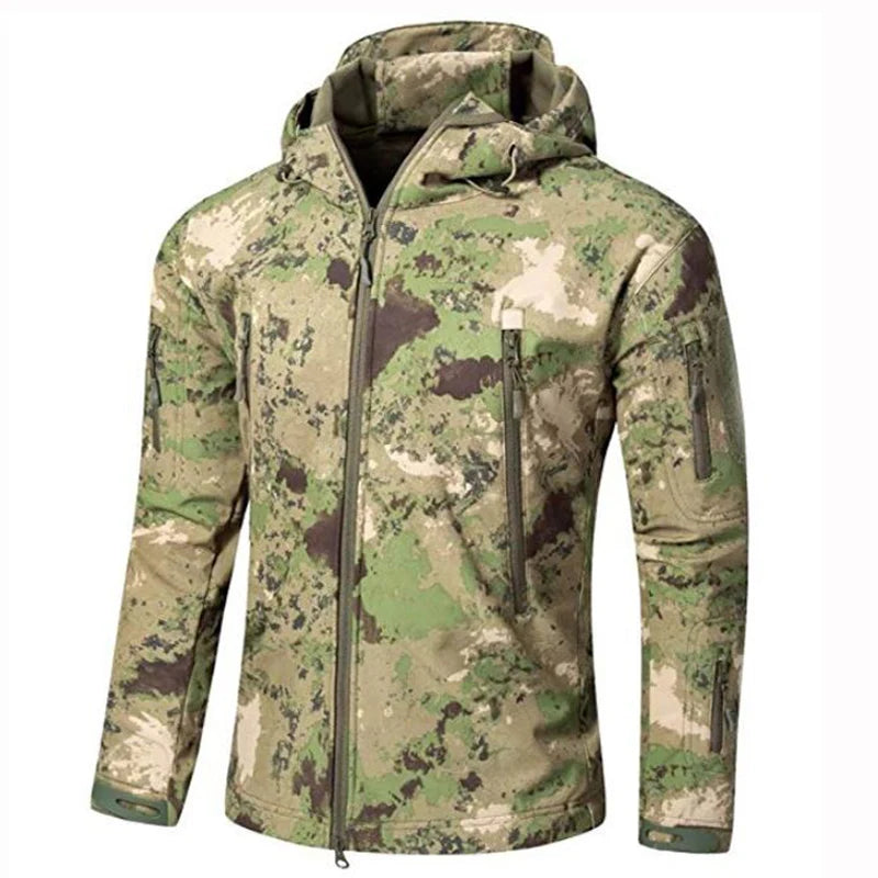 Outdoor Sport Softshell TAD Tactical Jacket Men Camouflage Hunting Clothes Military