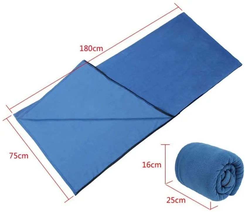 Ultra-light Polar Fleece Sleeping Bag for Outdoor Camping Tent Bed use,Travel Warm