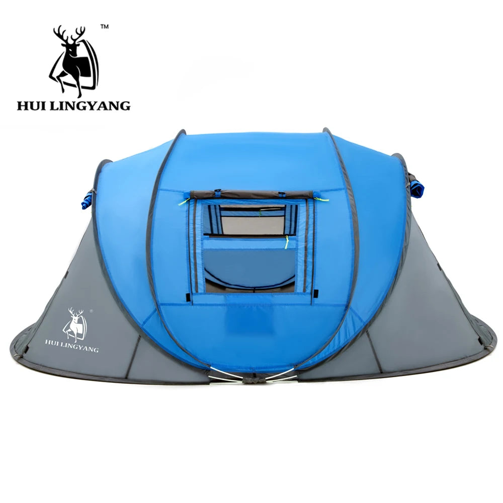 HUI LINGYANG throw tent outdoor automatic tents throwing pop up waterproof camping