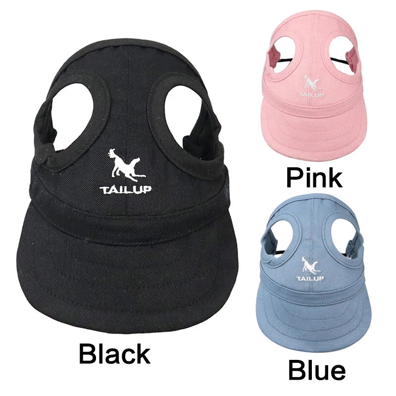 Pet Dog Caps Small Puppy Pets Summer Solid Oxford Cap Dog Baseball Visor Hat Outdoor