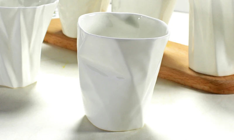 250ML, plain white bone chian coffee mug, novelty design geek espresso cups, porcelain