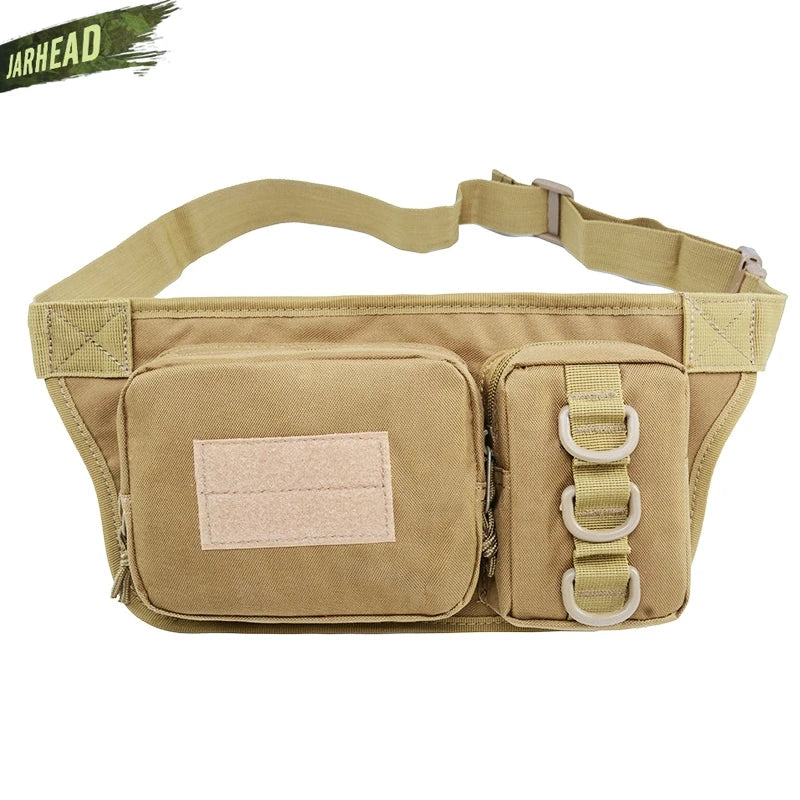 Tactical Waterproof Men Waist Pack Hiking nylon Waist Bag Outdoor Army Military Hunting