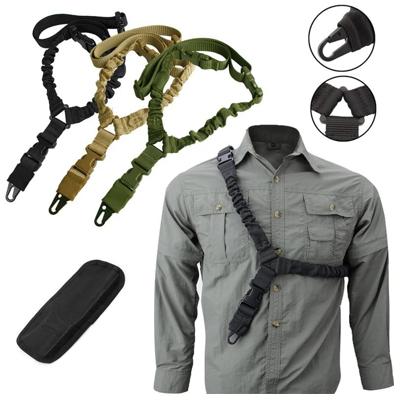 Shot Gun Belt Hunting Accessories Tactical Gear Tactical Single Point Gun Sling Shoulder