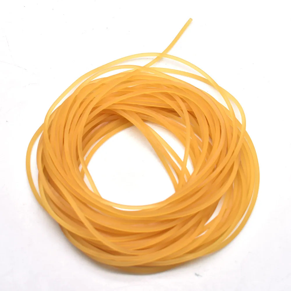 Diameter 2mm 3mm Latex Elastic Solid Rubber Band Elastic Fishing Slingshot Binding Rope