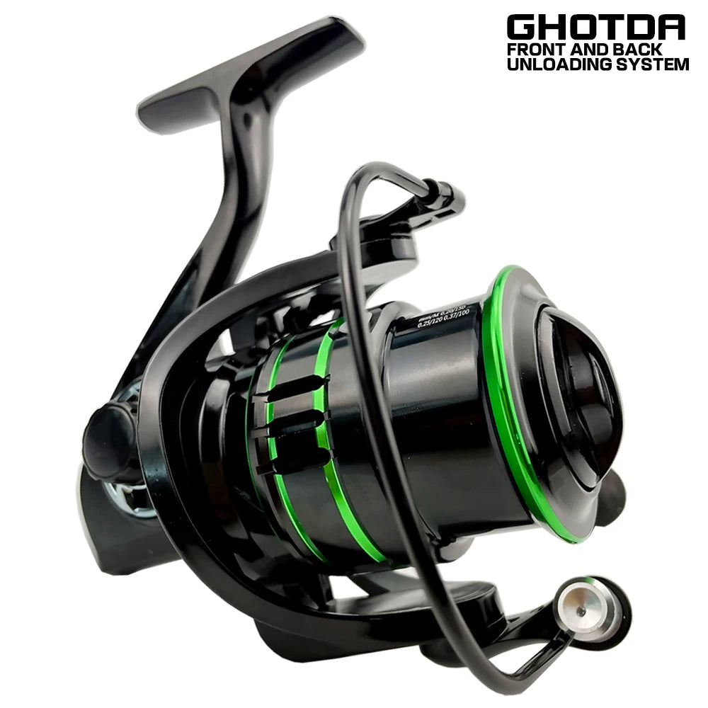 Ghotda Lure Fishing Reel High-speed Gear Ratio 5.2:1 Spinning Reel