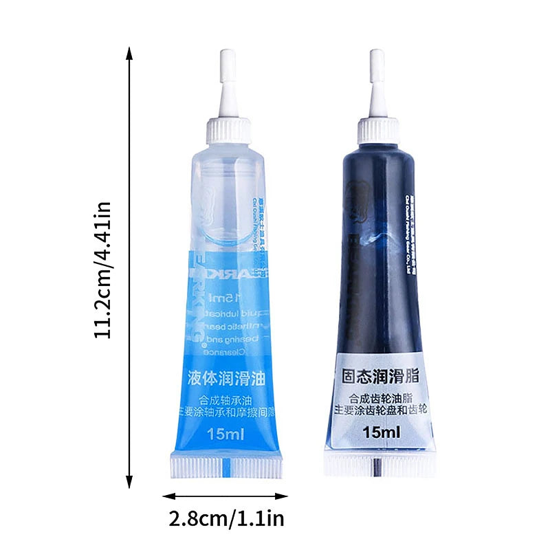 1/2Pcs Maintenance Oil Spinning For Fishing Reel Grease Bearing Lubricant oil Gear