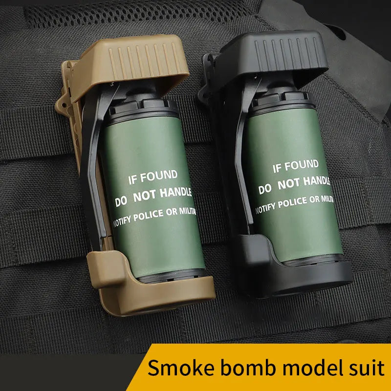 Smoke Bomb Model Hollow Can Be Filled Pop-up Toy Cosplay Props MOLLE System