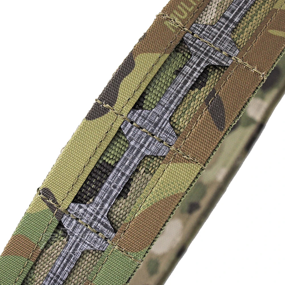 Tactical MOLLE Combat Belt Two Layer Military Outer Inner Belt QD Metal Buckle Heavy