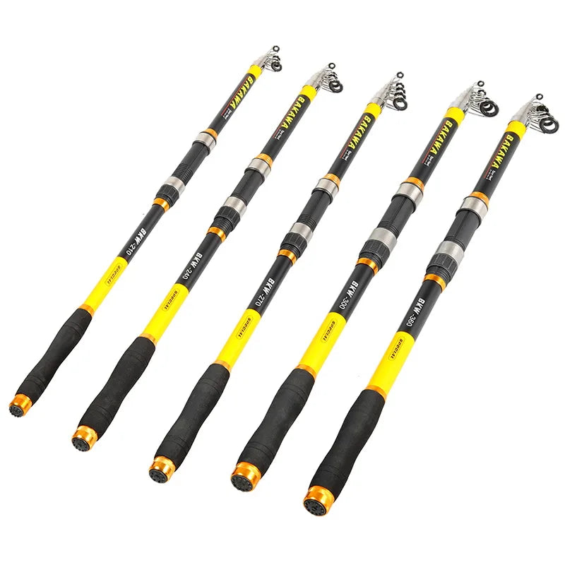 carbon telescopic fishing rod 360 JOSBY Fishing Rod Telescopic Carbon Portable Spinning Sea Carp Rock Po – prohuntingfishingoutdoor.com