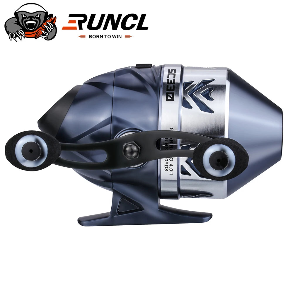 Runcl Brutus Fishing Reel 4.0:1 Gear Ratio 7+1 Ball Bearing 8kg Max Drag Fishing Coil