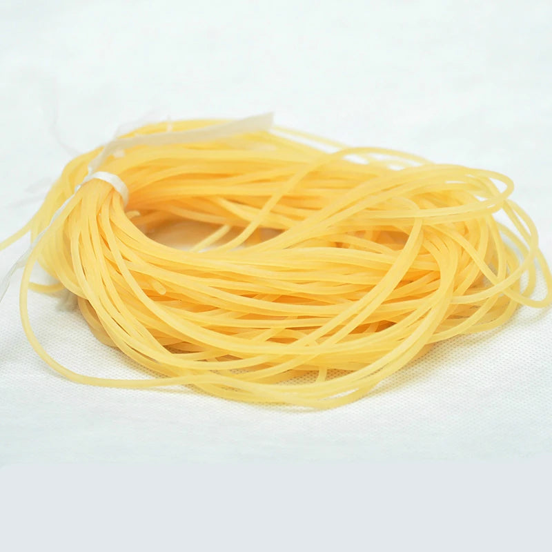 5m Solid Elastic Rubber Fishing Line Diameter 2mm Plain Elastic Fishing Rope Tied