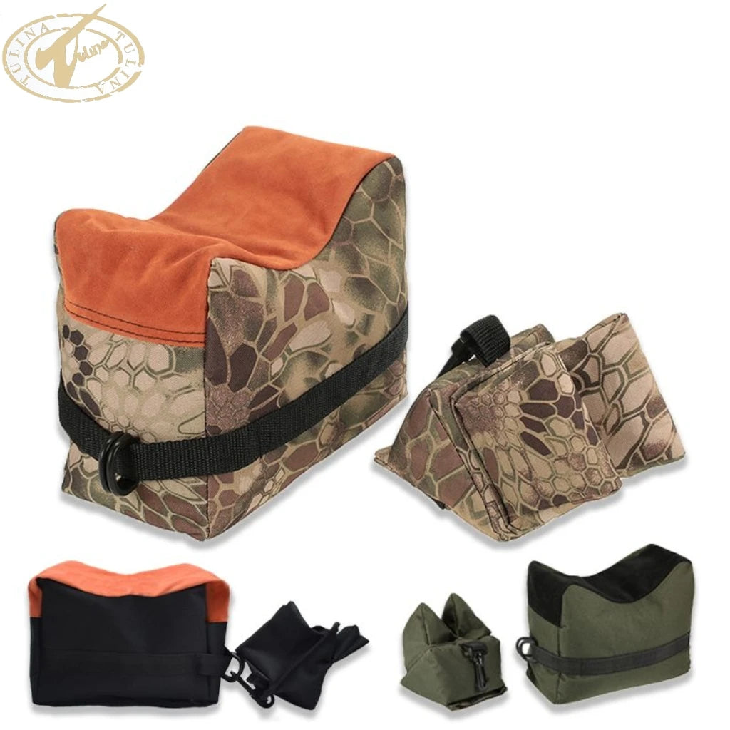 Tactical Gear Front&Rear Bag Rifle Support Sandbag Without Sand Sniper Pouch Shoot