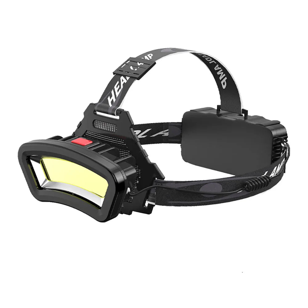 High Power Headlamp Rechargeable Lamp on the Battery Super Powerful Head Flashlight