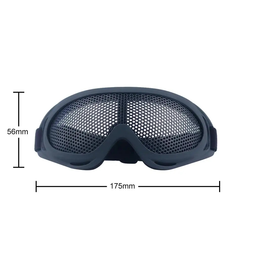 3X Steel Wire Mesh Goggles Eyes Protective Safe Glasses Delicate Outdoor Hunt Eye