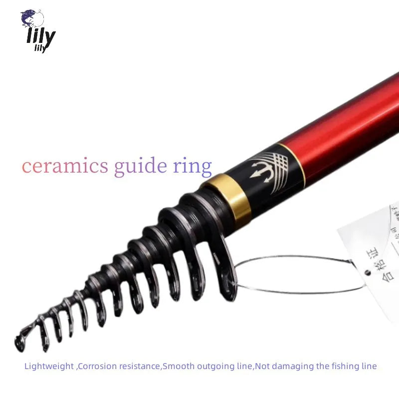 Anmanda Kawasimai Rock Fishing Rod 5m UltraLight carbon reef rock rods Hand Sea Telescopic Dualuse Rod Ocean Rock Fishing pole