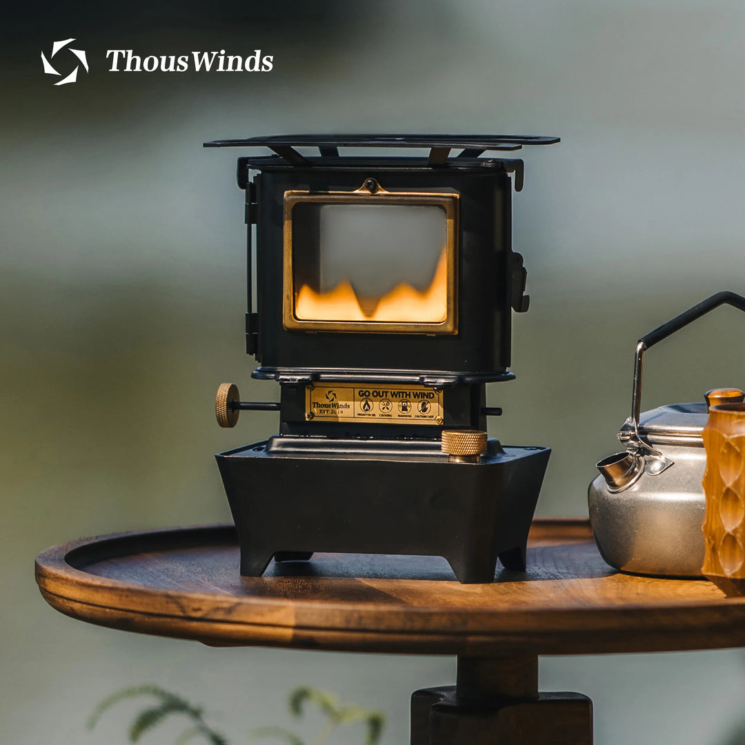 Thous Winds Firedance Oil Lamp Stove Portable Outdoor Camping Lantern Emotion Retro