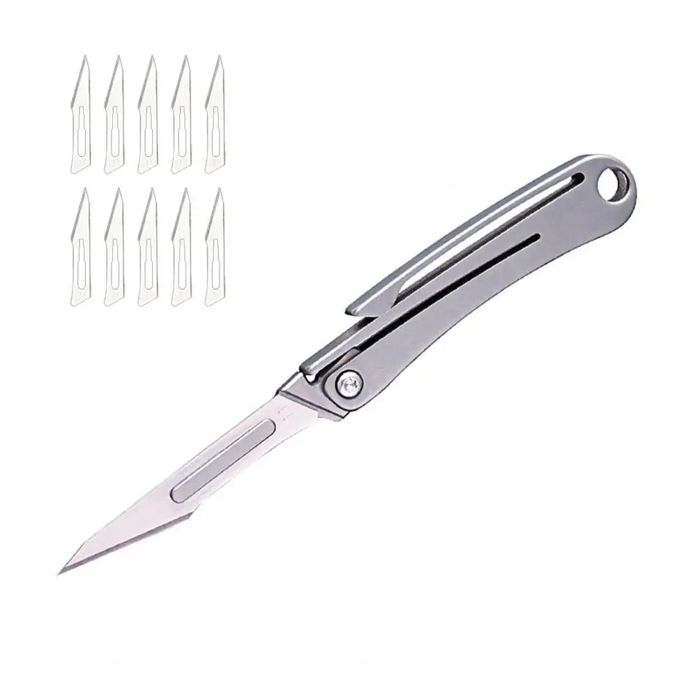 Foldable Artwork Cutter Hardness Sharp Anti-rust Portable Multipurpose Express Package