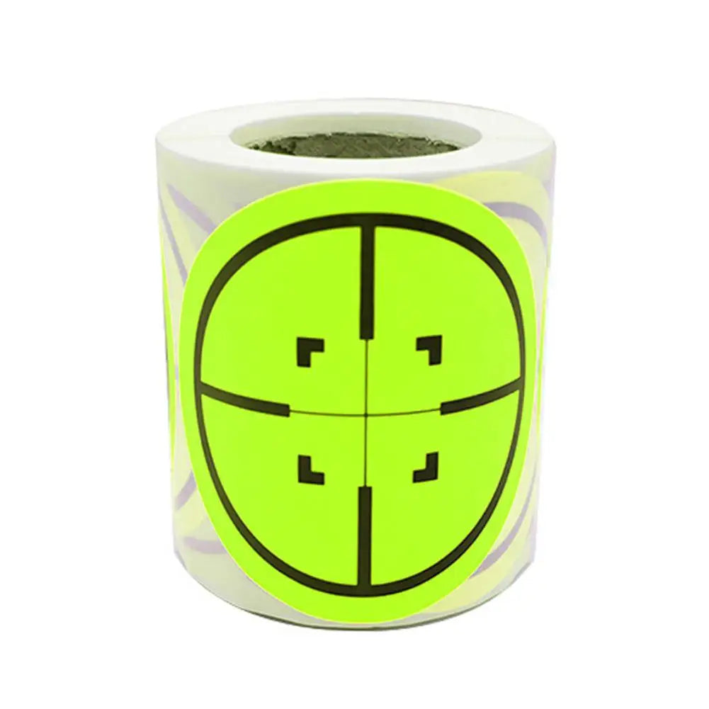 200pcs Shooting Target Stickers Fluorescence Self-adhesive Patch Shooting Target