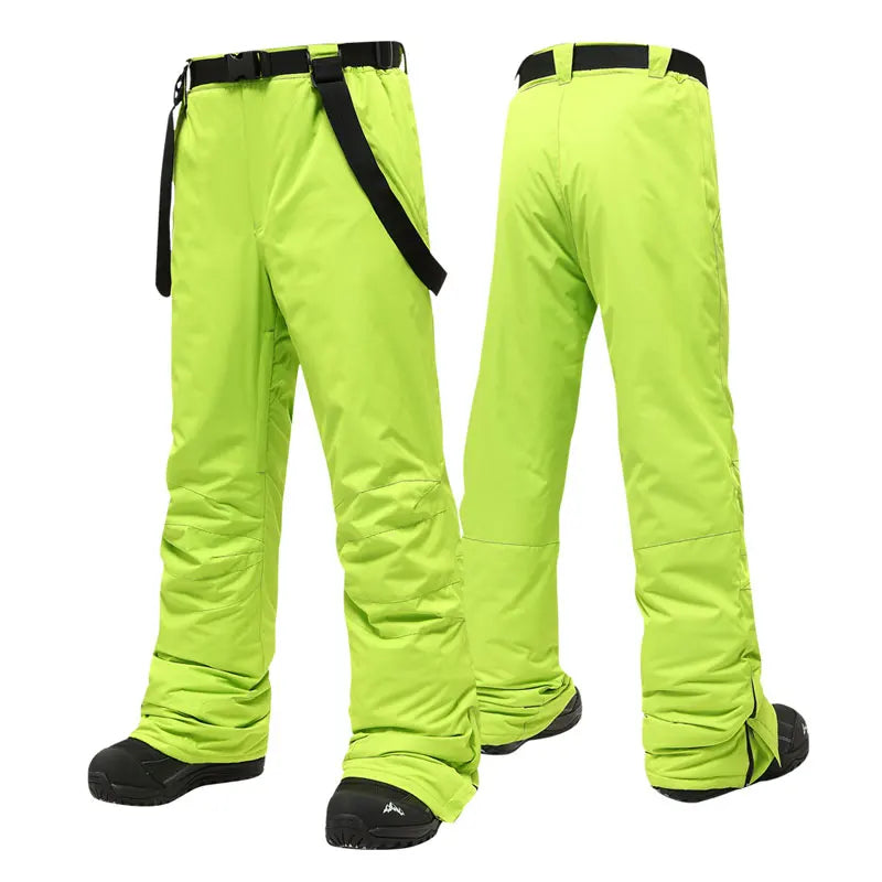 Ski Pants Men and Women Outdoor Windproof Waterproof Warm Couple Snow Trousers