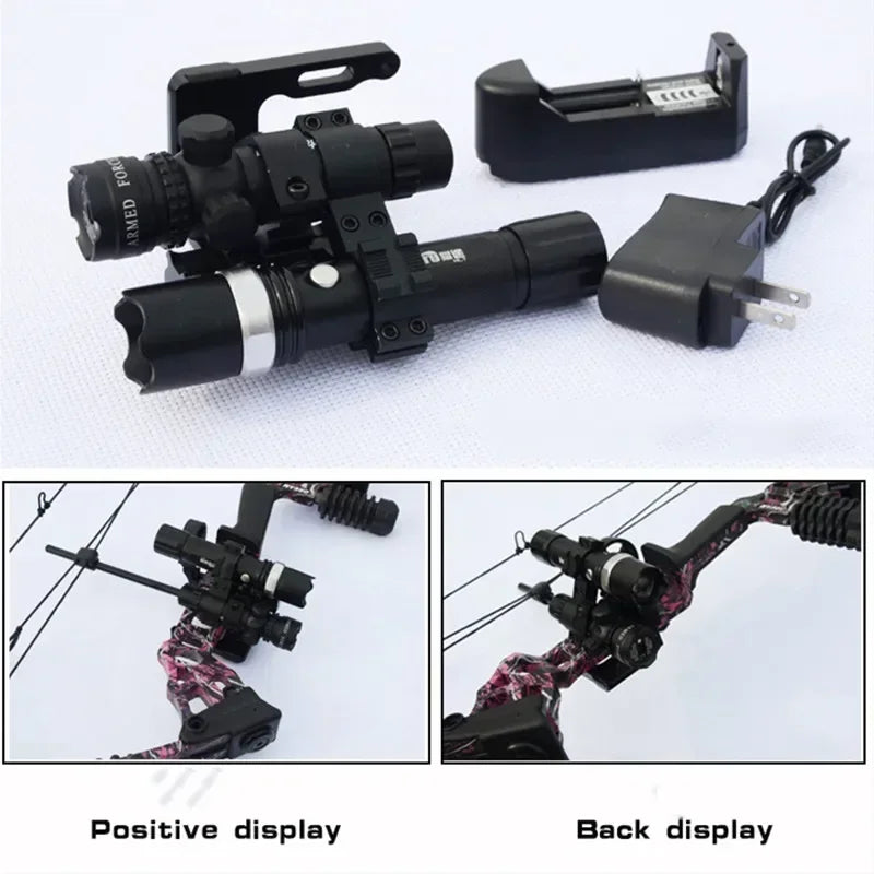 Bow and arrow sight Composite five-needle sights Compound laser sights Reverse bow sights Archery equipment accessories