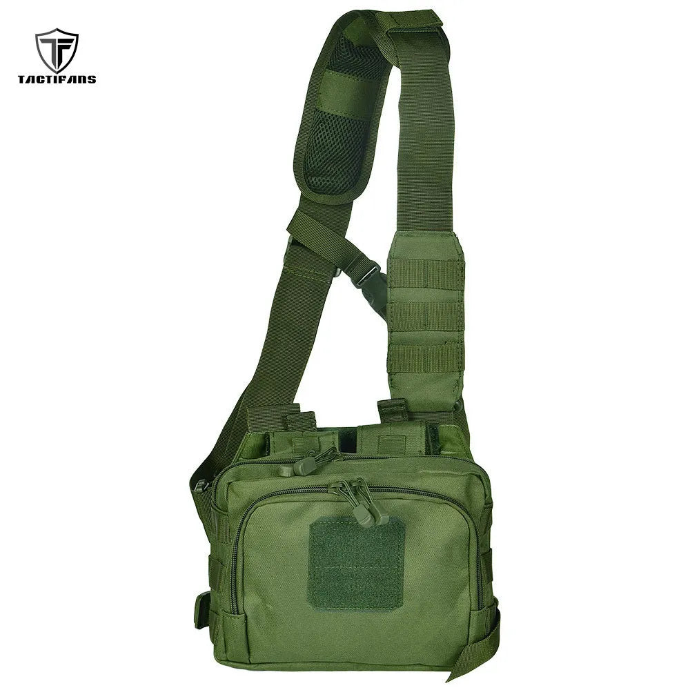 Tactical 2 Banger Bag Messenger Range Bags Quick Release Carryall AR M4 Magazine