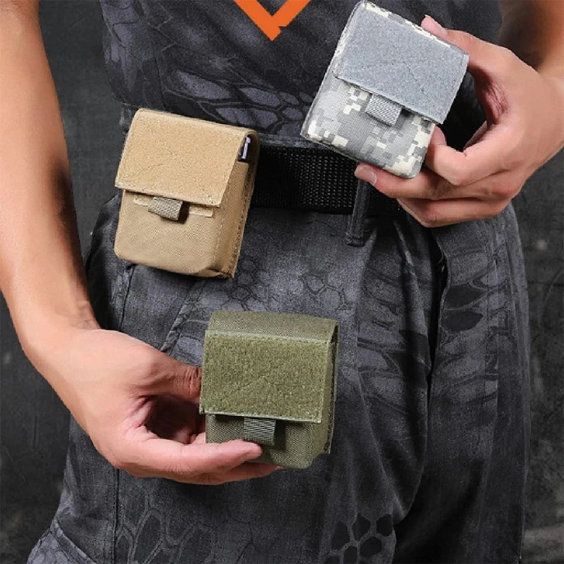 Tactical Molle EDC Pouch Magazine Cigarette Pouch Waist Pocket Airsoft Ammo Bag