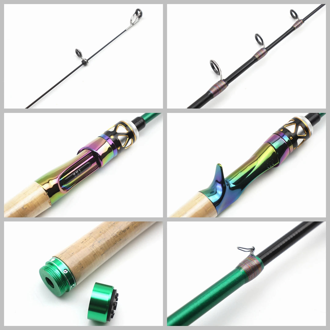 1.8M 1.98M Carbon MINI Ultra Light ul Power Telescopic Fishing Rod Casting Spinning