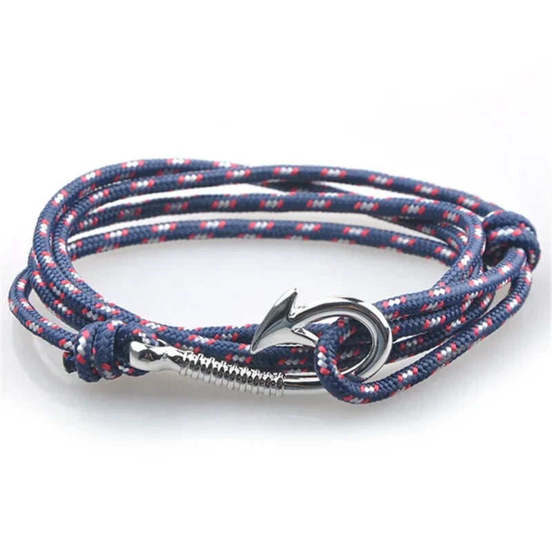 Endless Multilayer Rope Bracelet Pulseras Hombre Tom Hope Nautical Anchor Sailor