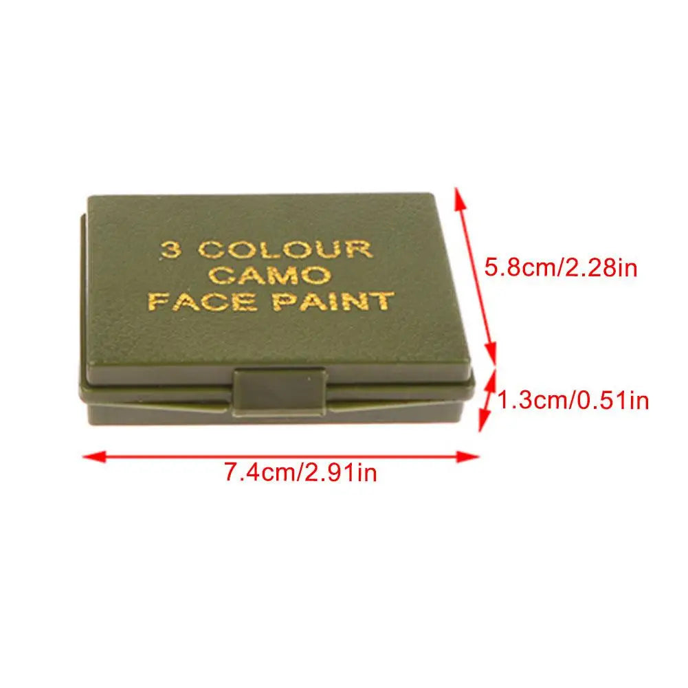 3 Colors Army Fans CS Shooting Face Paint Camouflage Oil Men Women Outdoor Military