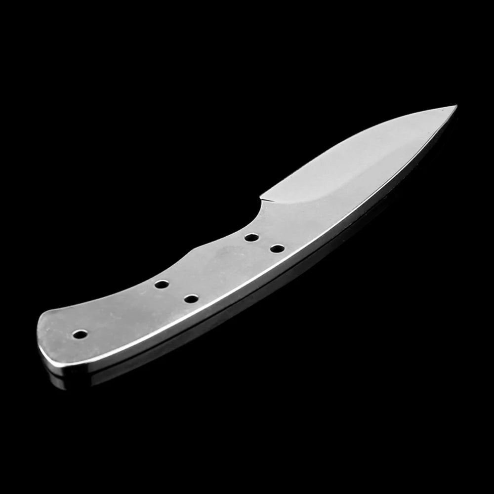 DIY pocket Knife Blanks 440c Sharp Fixed blade Hunting Knife camping knifeblade billet