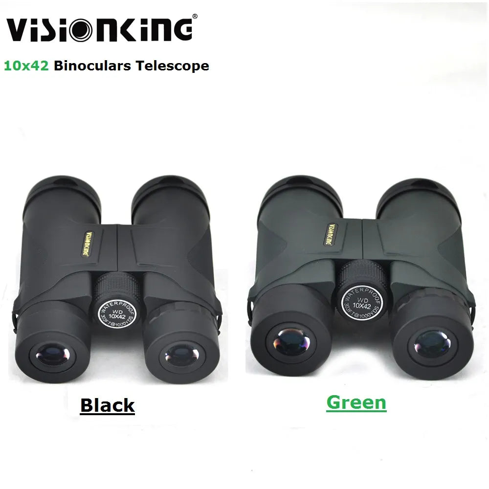 Visionking Long Range 10x42 Hunting Camping Binoculars BAK-4 FMC Waterproof Powerful