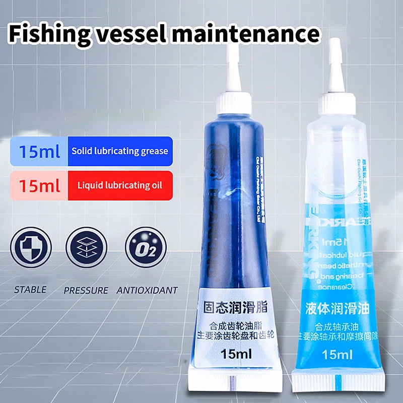 1/2Pcs Maintenance Oil Spinning For Fishing Reel Grease Bearing Lubricant oil Gear