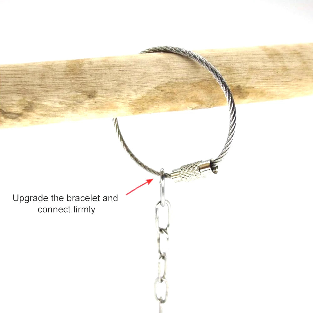 1Pcs Pet Parrot Leg Ring Ankle Foot Chain Bird Ring Outdoor Flying Training Activity