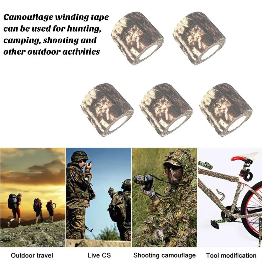 Camping Supplies Versatile Water-resistant Camouflage Tapes Compact Portable Gear