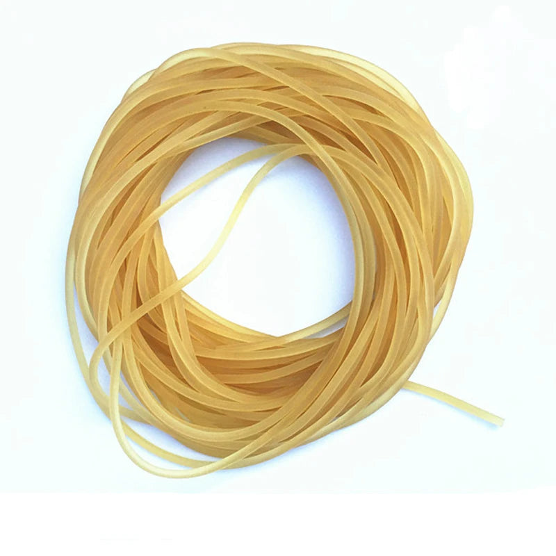 5m Solid Elastic Rubber Fishing Line Diameter 2mm Plain Elastic Fishing Rope Tied