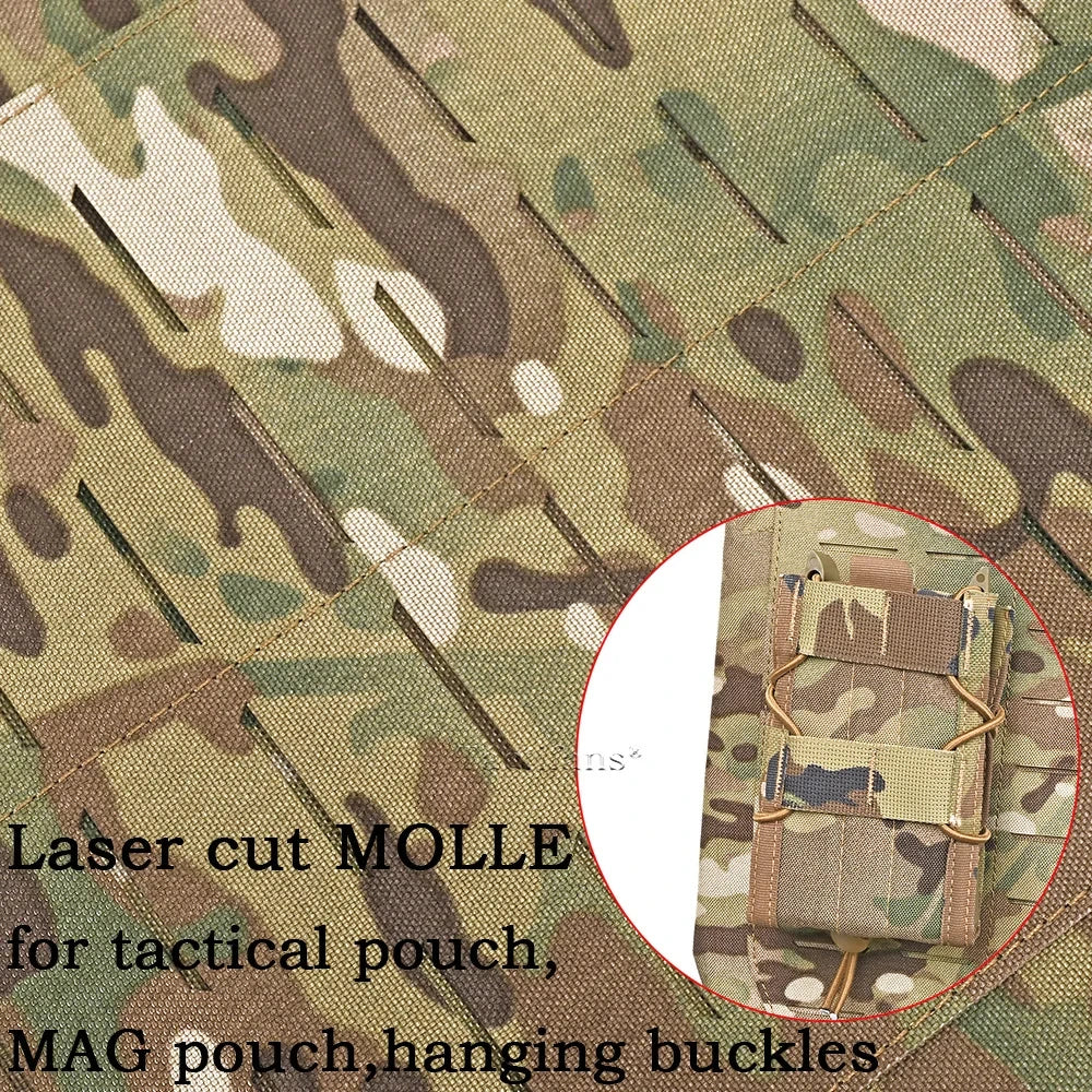 Crotch Groin Protection Panel Guard Protection Molle Body Armor Bag Pouch Laser