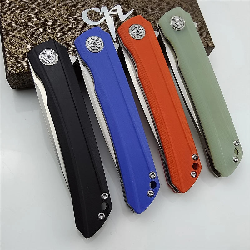 CH3002 Folding Knife D2 Blade Hunting Pocket Survival Tactical Flipper G10 Outdoor Rescue Camping Portable Gift Kitchen EDC Tool