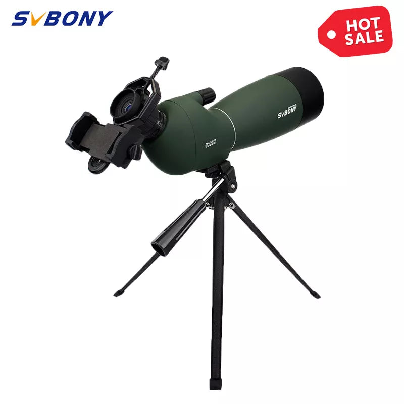 SVBONY SV28 50/60/70 Spotting Scope Zoom Telescope Powerful Monocular Waterproof