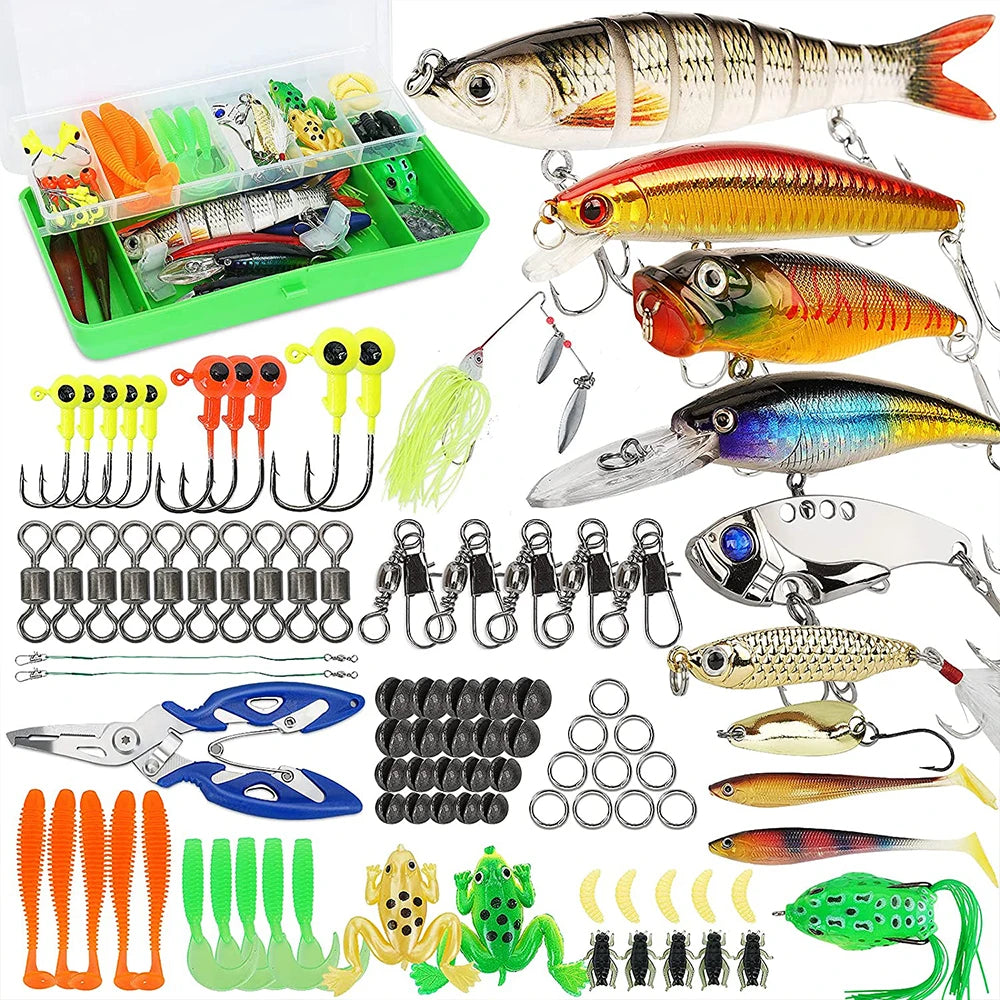 Fishing Lure Set Artificial Bait Freshwater and Saltwater Universal Fake Bait Soft Bait