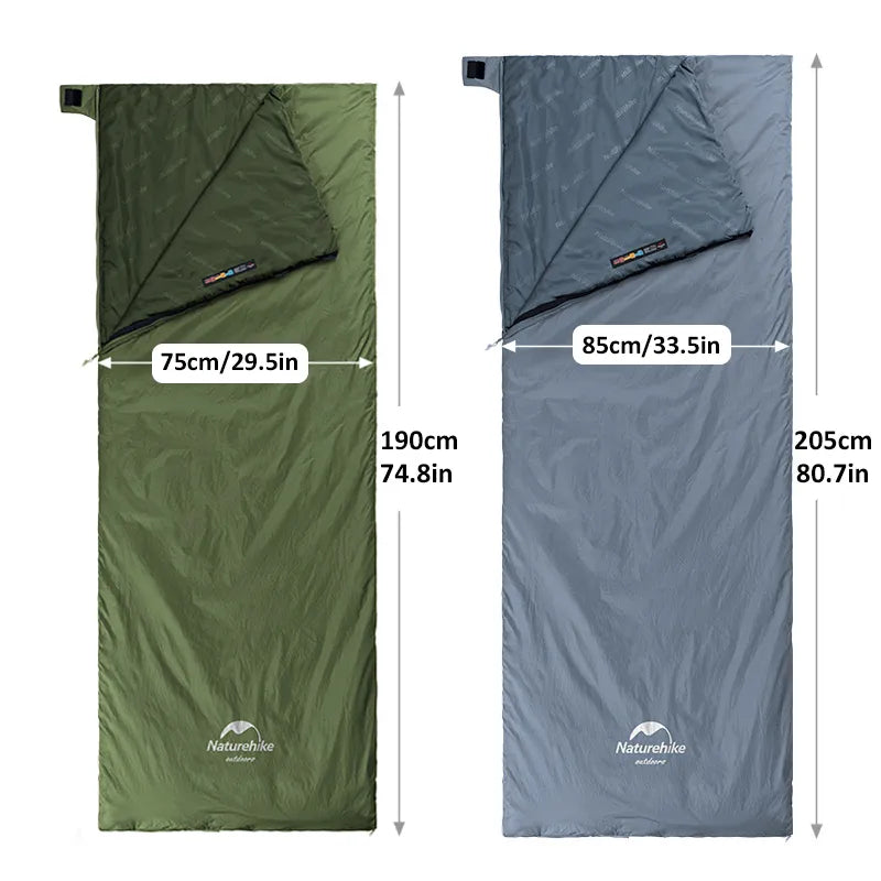 Naturehike lw180 Sleeping Bag Ultralight Cotton Sleeping Bag Spring Summer Sleeping