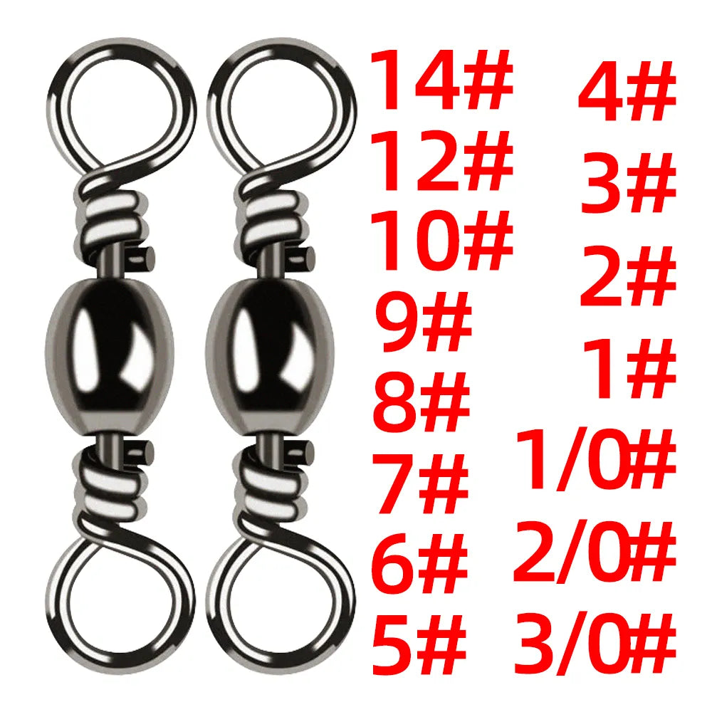 Bottle Swivel High Speed Figure Eight Ring 8 Figure Ring Connector Fishing Gear