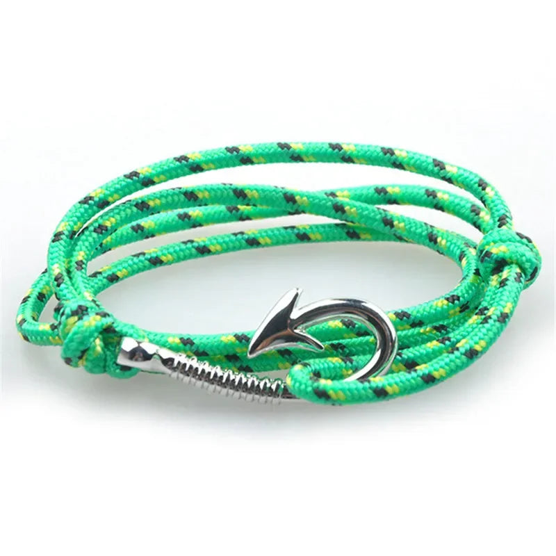 Endless Multilayer Rope Bracelet Pulseras Hombre Tom Hope Nautical Anchor Sailor